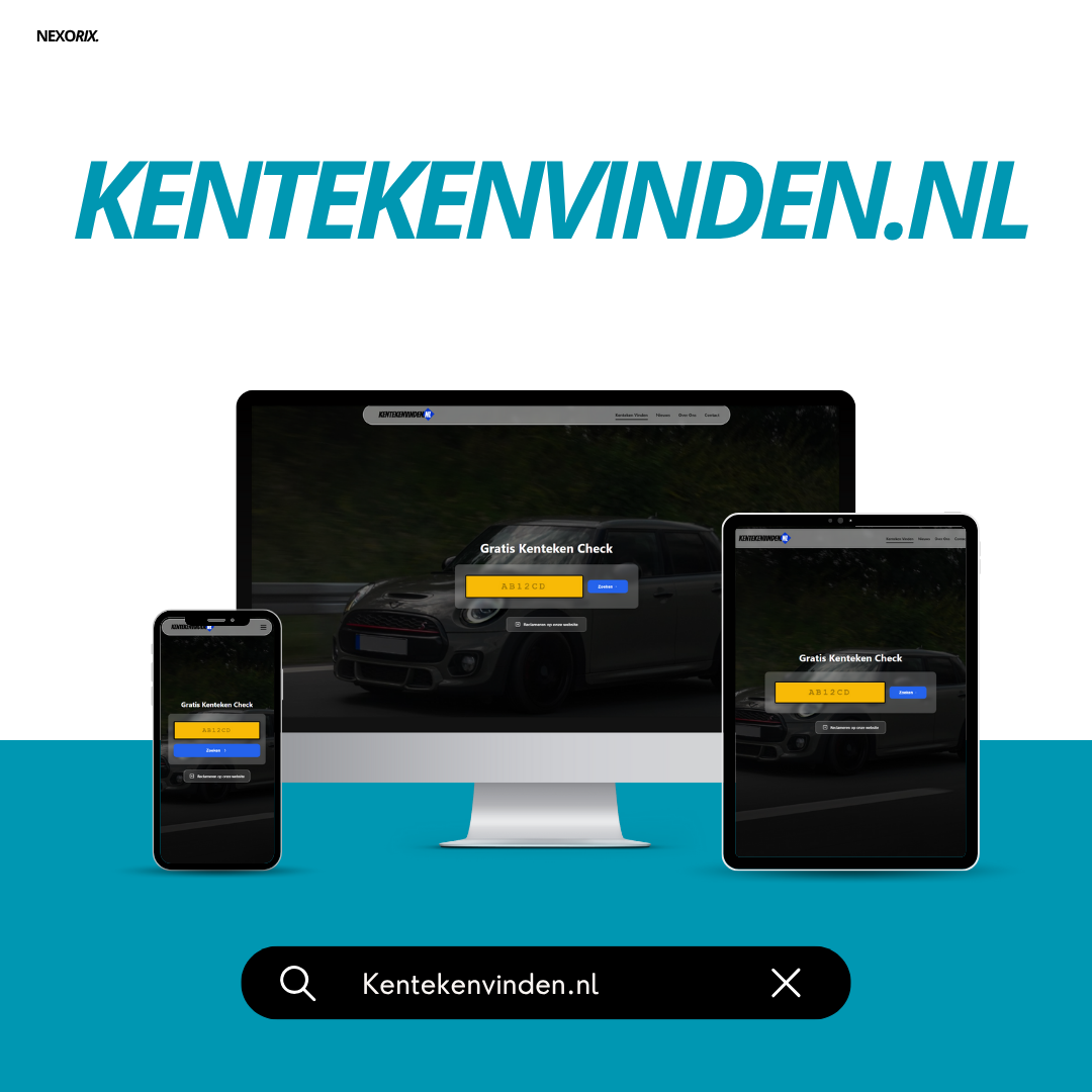 kentekenvinden.nl - webdesign project